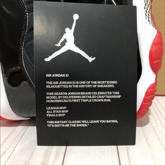 🔴SOLD🔴Air Jordan 11 Bred Retro XI 2019 Playoffs - Picture 7 of 8